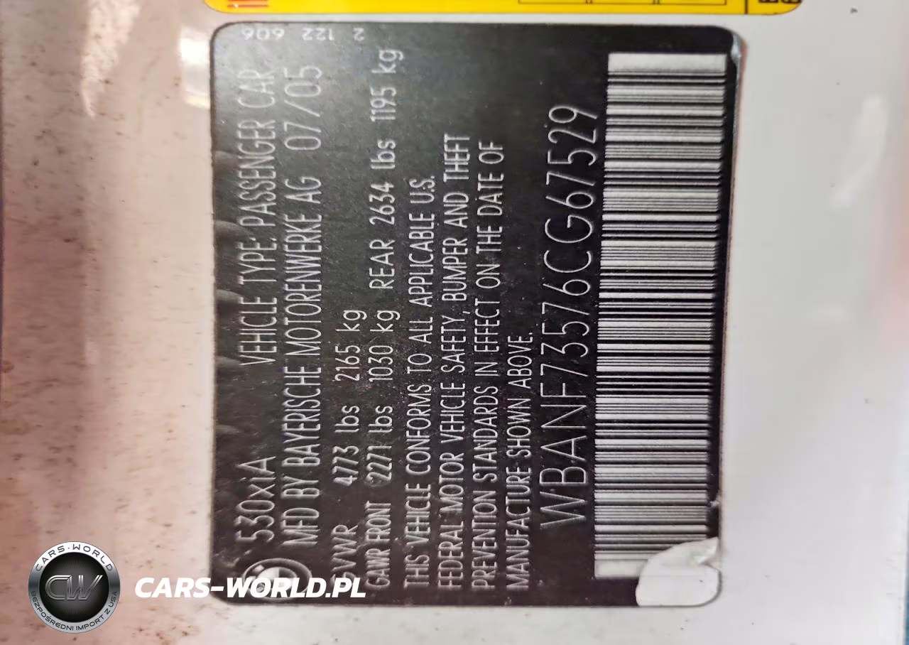 2006 BMW 530 Xi VIN:WBANF73576CG67529 - 12
