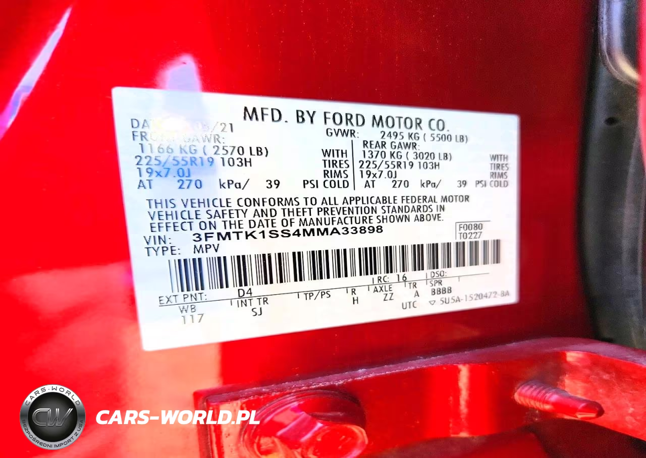 2021 Ford Mustang Mach-E Select VIN:3FMTK1SS4MMA33898 - 14
