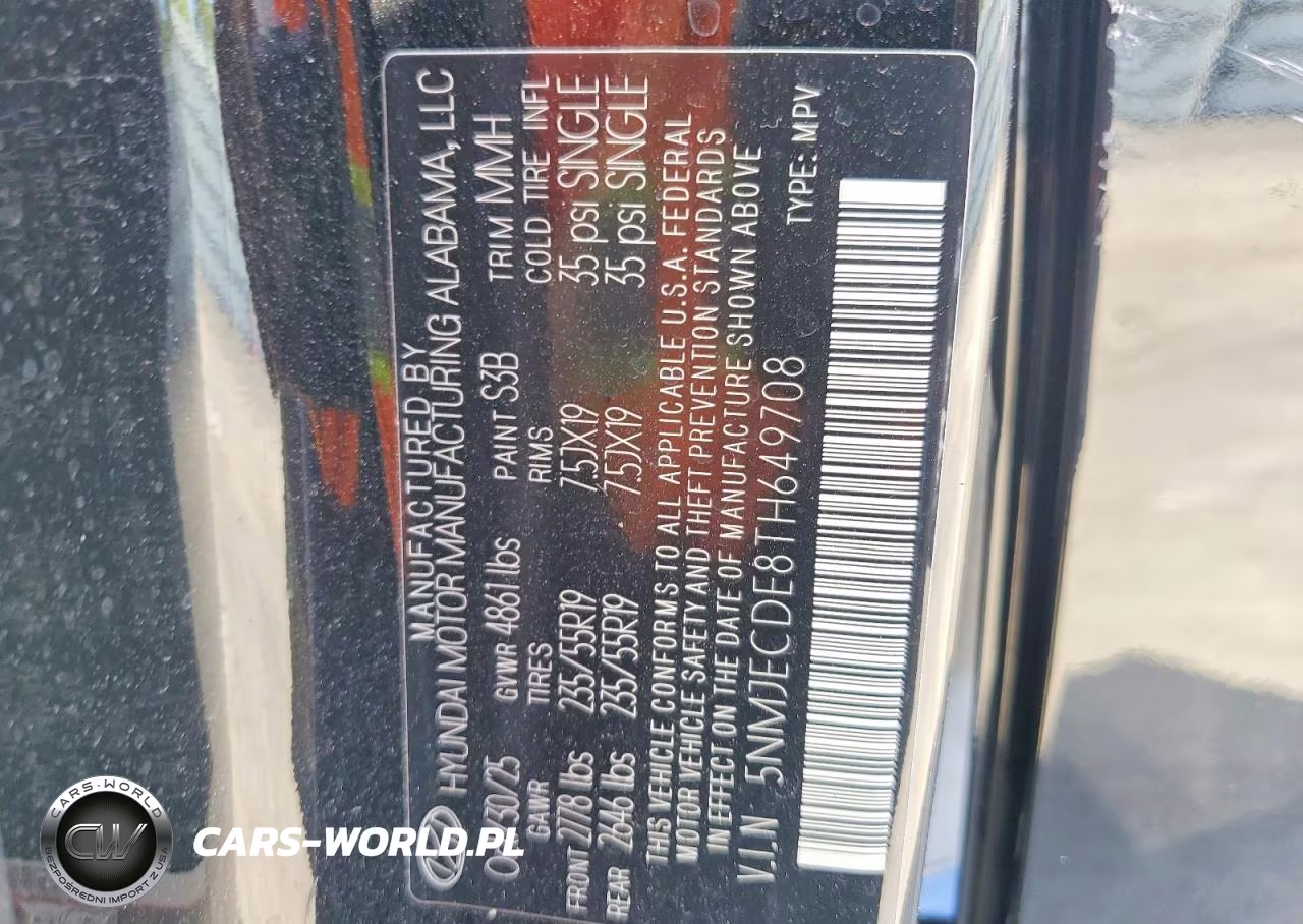 2026 Hyundai Tucson Limited VIN:5NMJECDE8TH649708 - 13
