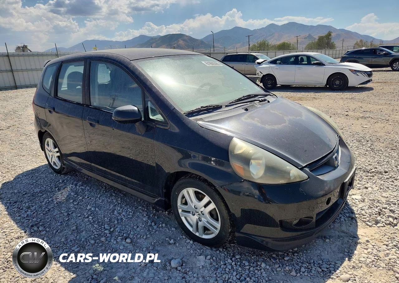 2007 Honda Fit S VIN:JHMGD37687S002977 - 4