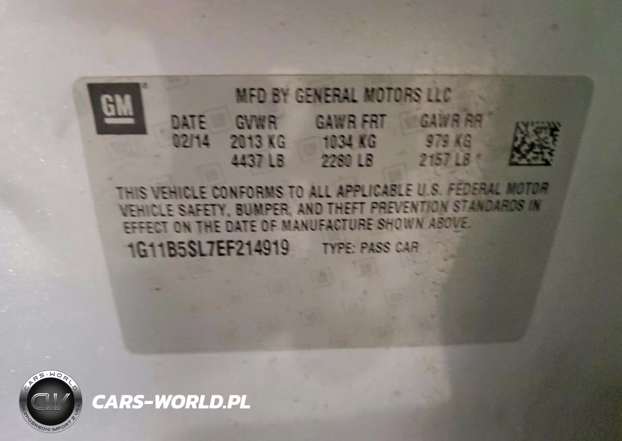 2014 Chevrolet Malibu Ls VIN:1G11B5SL7EF214919 - 12