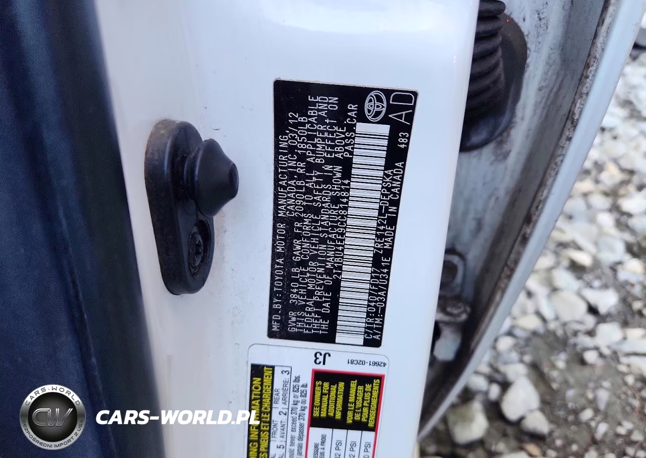 2012 Toyota Corolla S VIN:2T1BU4EE9CC814814 - 12