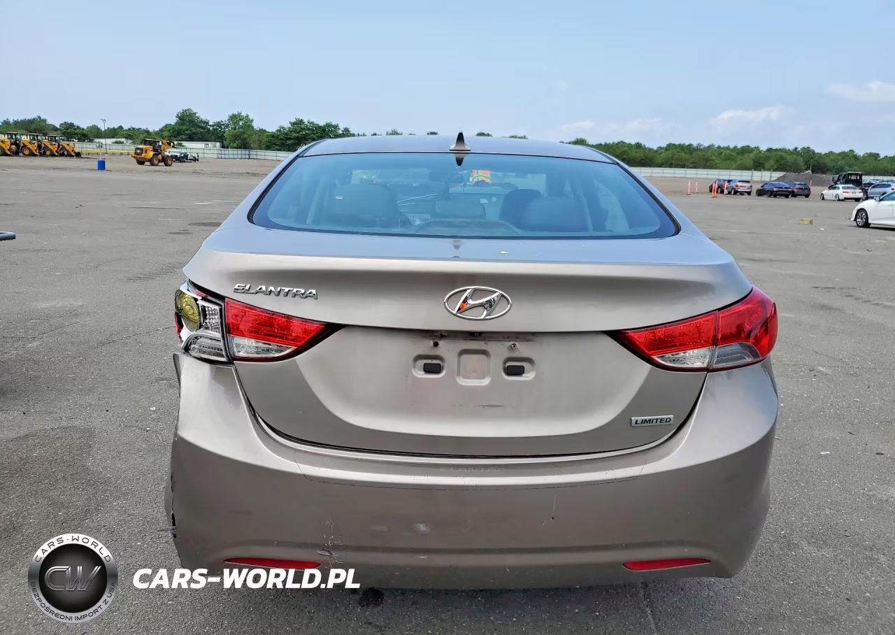 2012 Hyundai Elantra Limited VIN:5NPDH4AE6CH089933 - 6