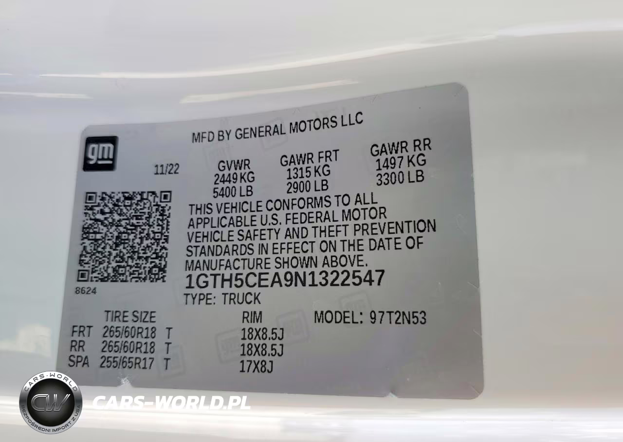 2022 GMC Canyon Elevation VIN:1GTH5CEA9N1322547 - 12