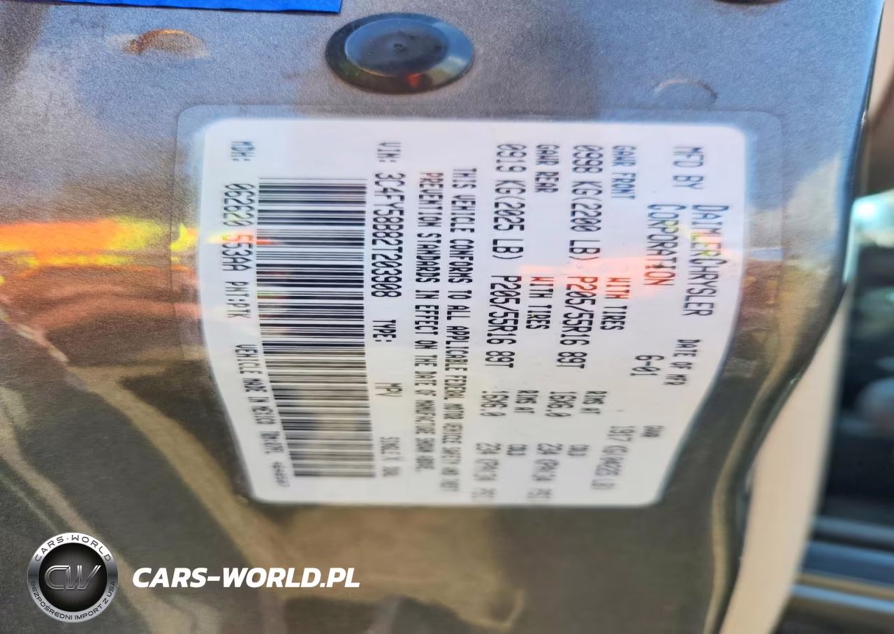 2002 Chrysler Pt Cruiser Touring VIN:3C4FY58B82T203908 - 12