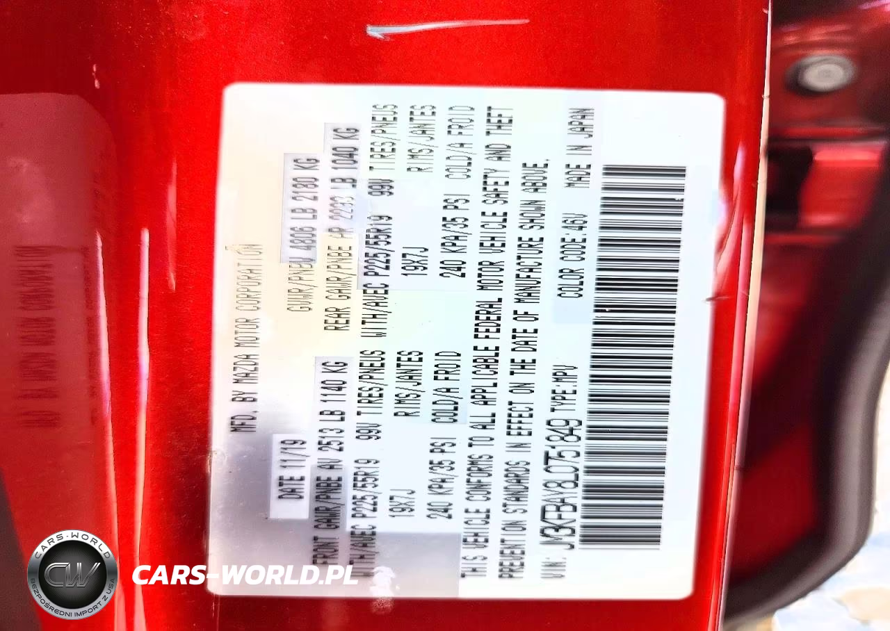 2020 Mazda Cx-5 Grand Touring Reserve VIN:JM3KFBAY8L0751849 - 13