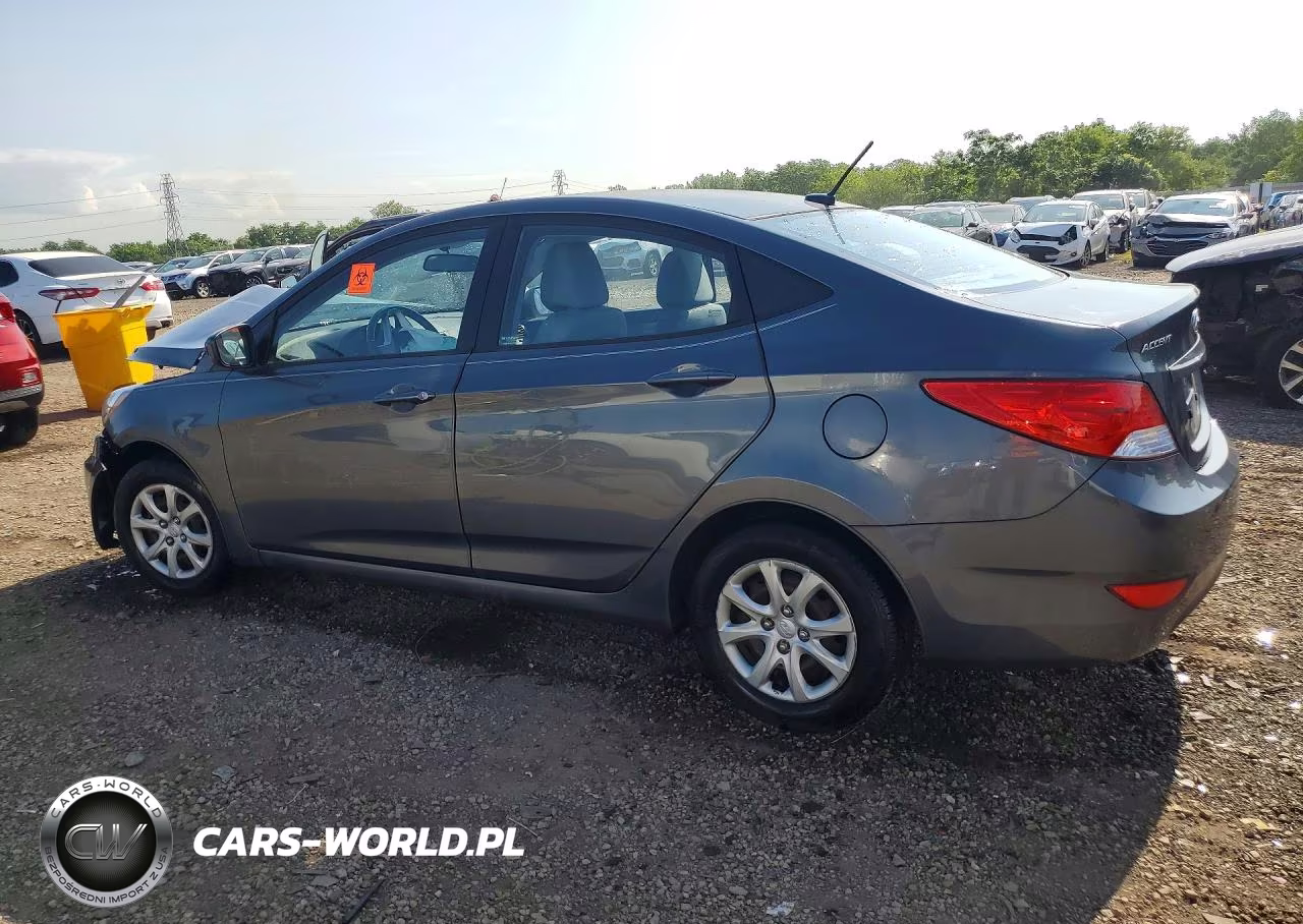 2012 Hyundai Accent Gls VIN:KMHCT4AE3CU235278 - 2