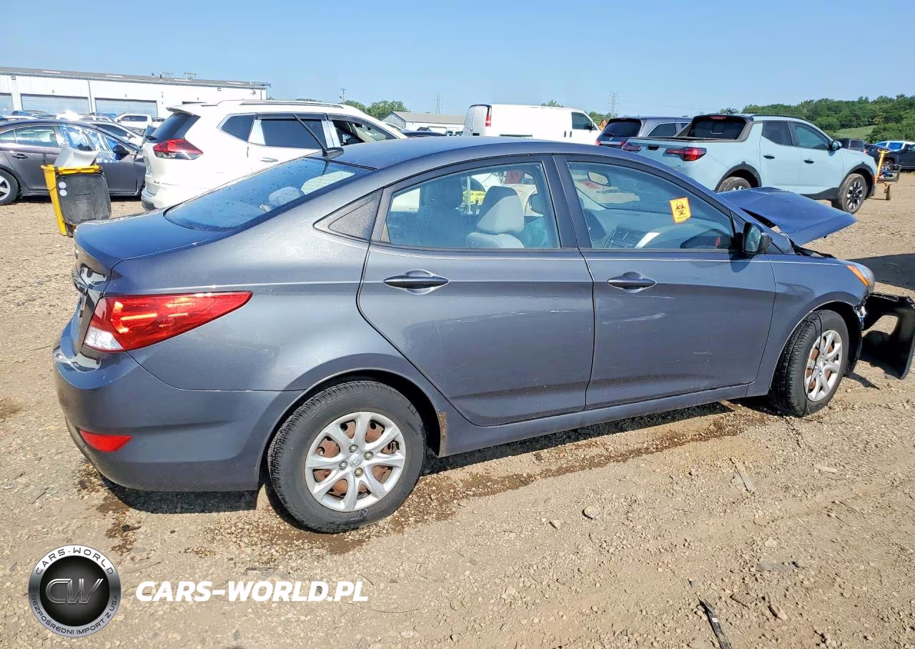 2012 Hyundai Accent Gls VIN:KMHCT4AE3CU235278 - 3