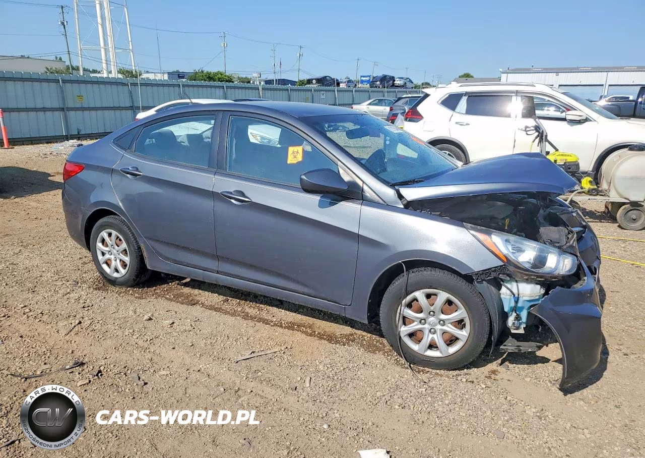 2012 Hyundai Accent Gls VIN:KMHCT4AE3CU235278 - 4