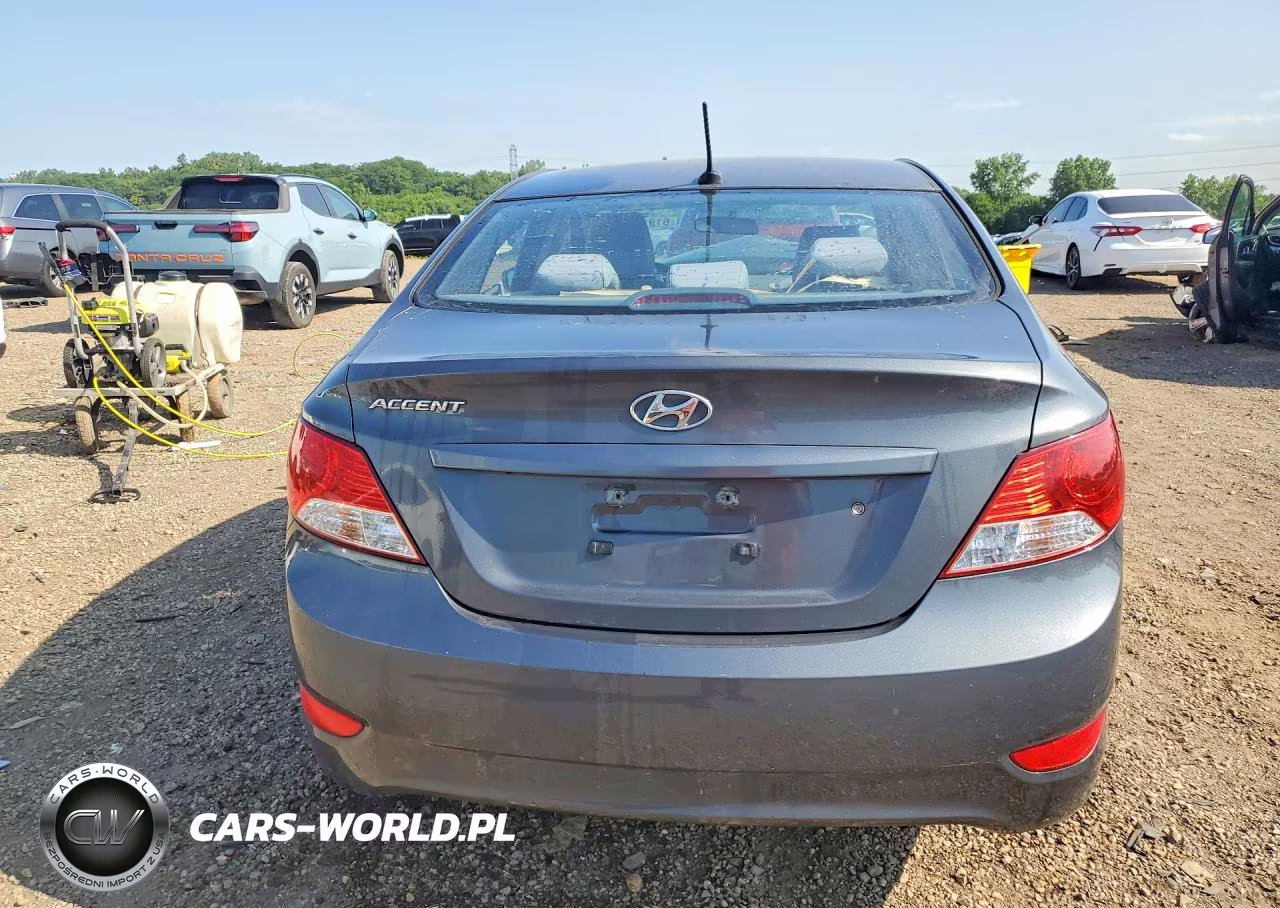 2012 Hyundai Accent Gls VIN:KMHCT4AE3CU235278 - 6