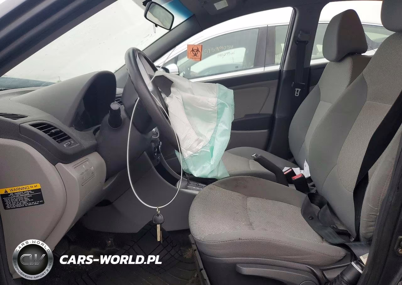 2012 Hyundai Accent Gls VIN:KMHCT4AE3CU235278 - 7