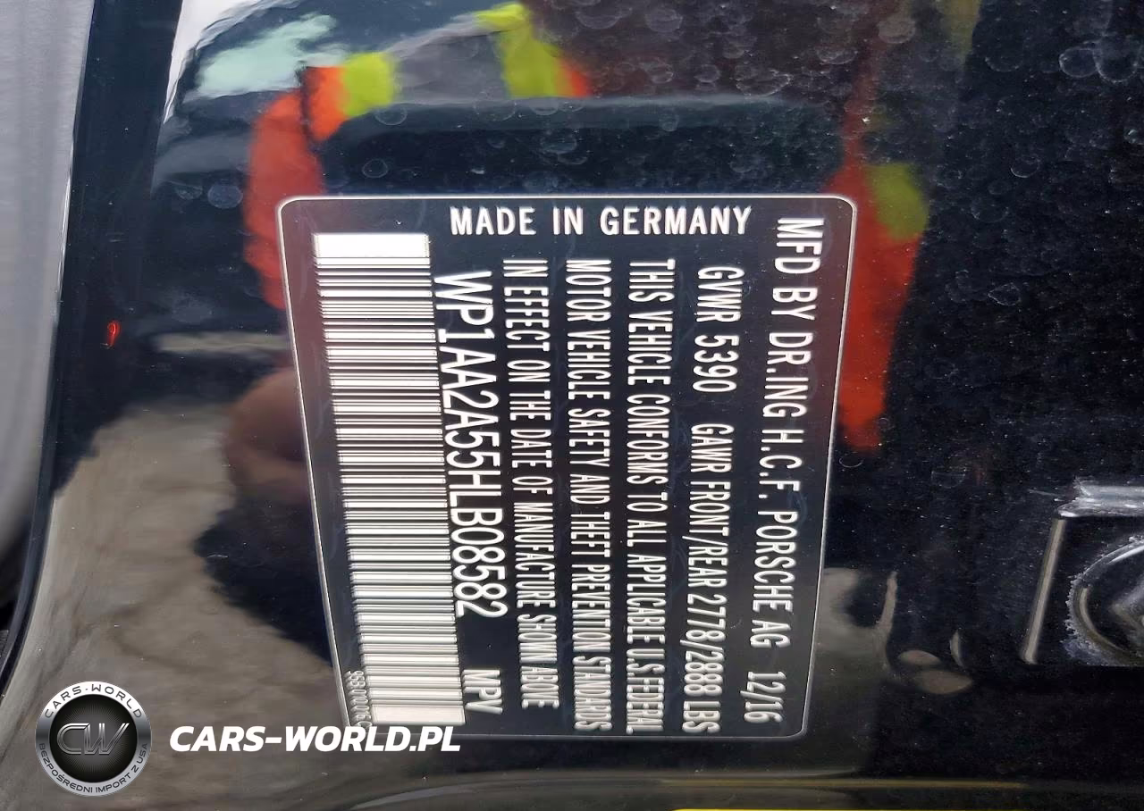 2017 Porsche Macan VIN:WP1AA2A55HLB08582 - 12