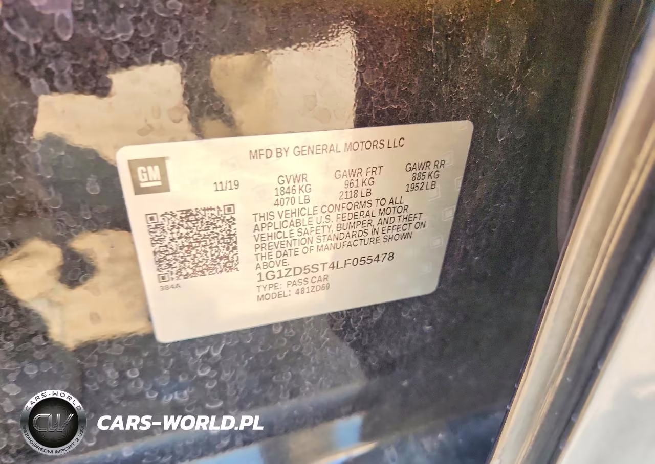 2020 Chevrolet Malibu Lt VIN:1G1ZD5ST4LF055478 - 12