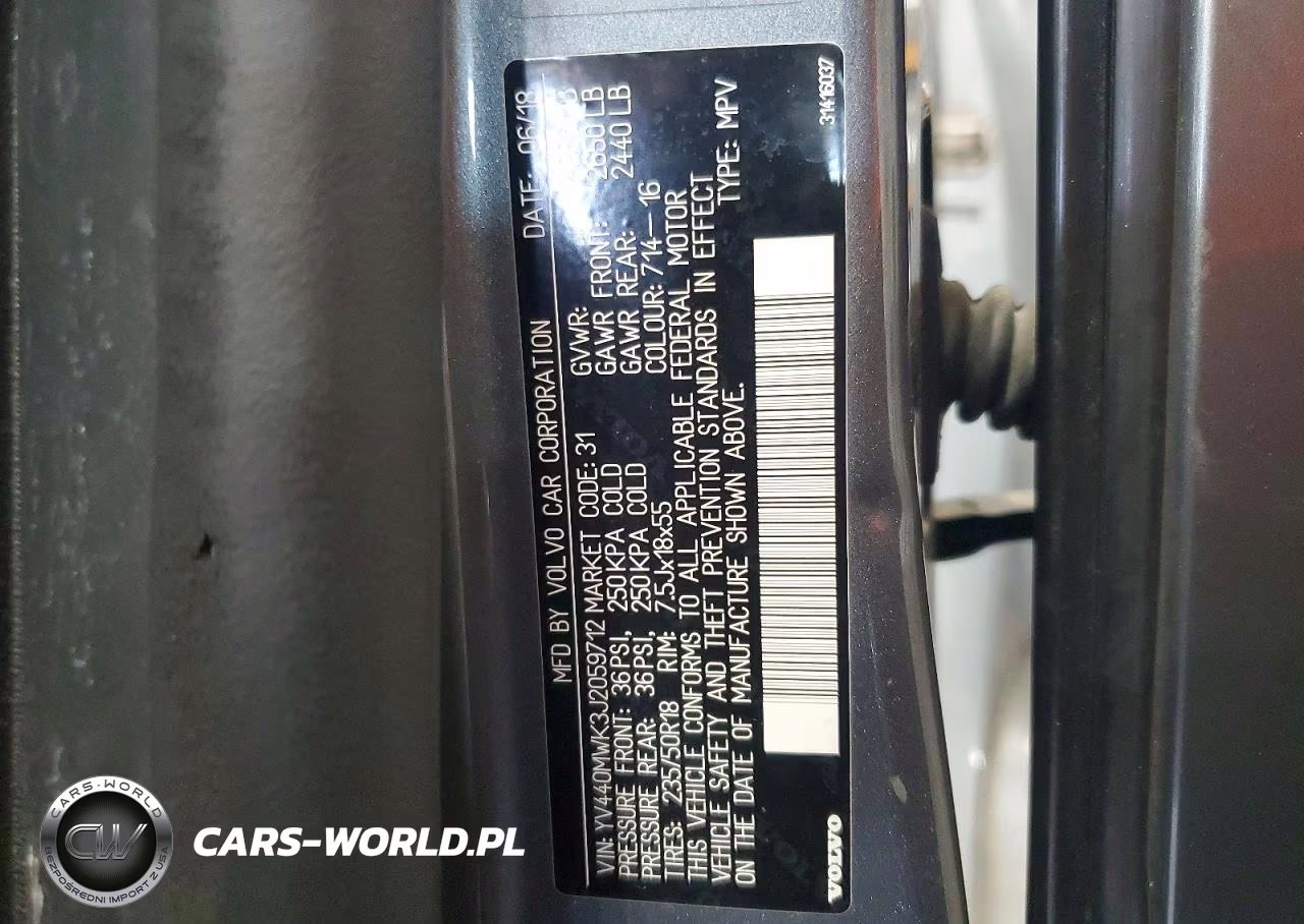 2018 Volvo V60 Cross Country Premier VIN:YV440MWK3J2059712 - 12