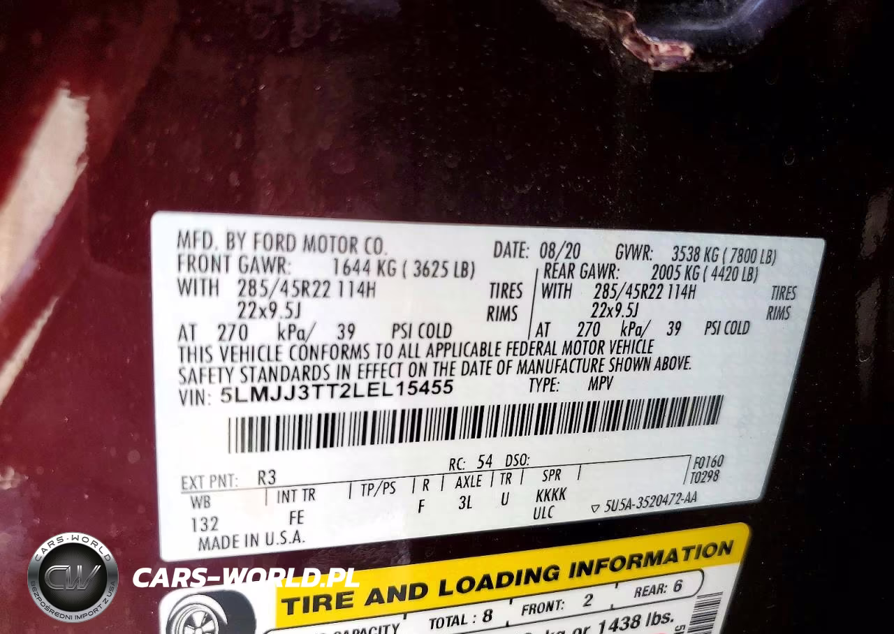 2020 Lincoln Navigator L Black Label VIN:5LMJJ3TT2LEL15455 - 13