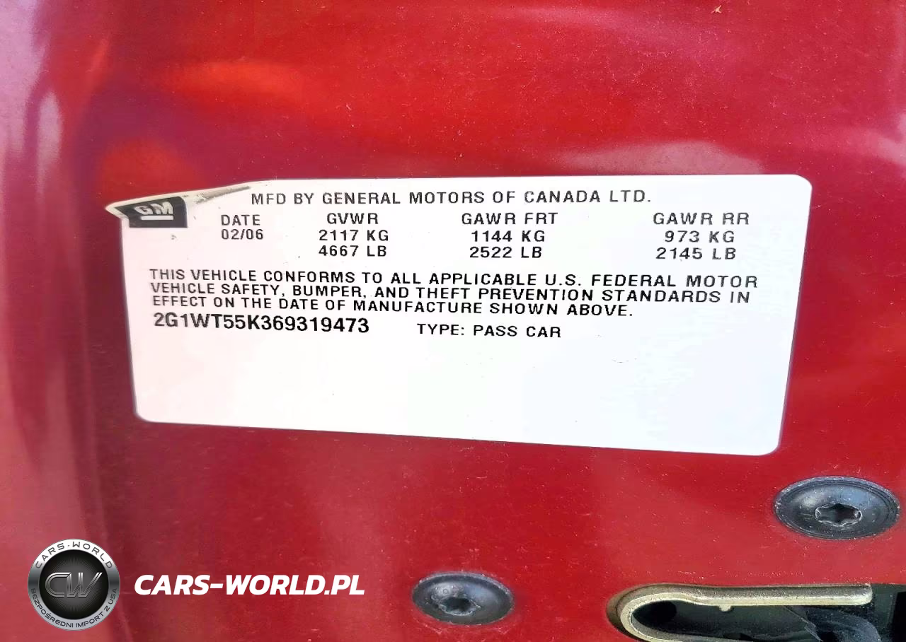 2006 Chevrolet Impala Lt VIN:2G1WT55K369319473 - 12