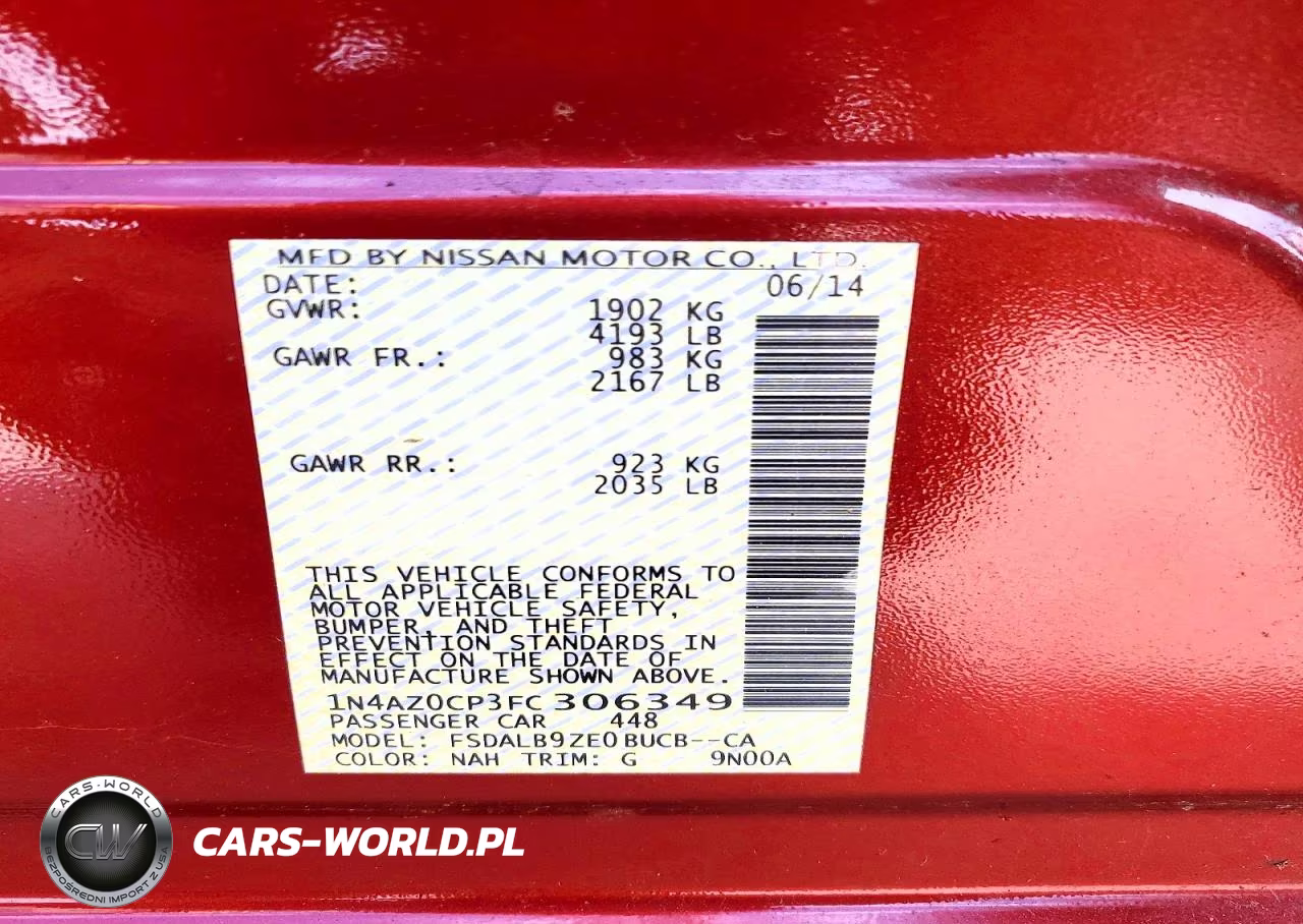 2015 Nissan Leaf S VIN:1N4AZ0CP3FC306349 - 14