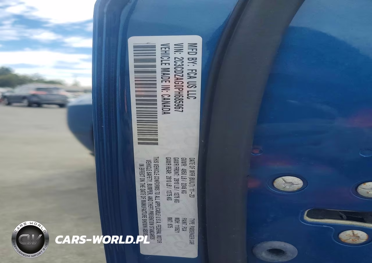 2023 Dodge Challenger Sxt VIN:2C3CDZAG0PH685967 - 13