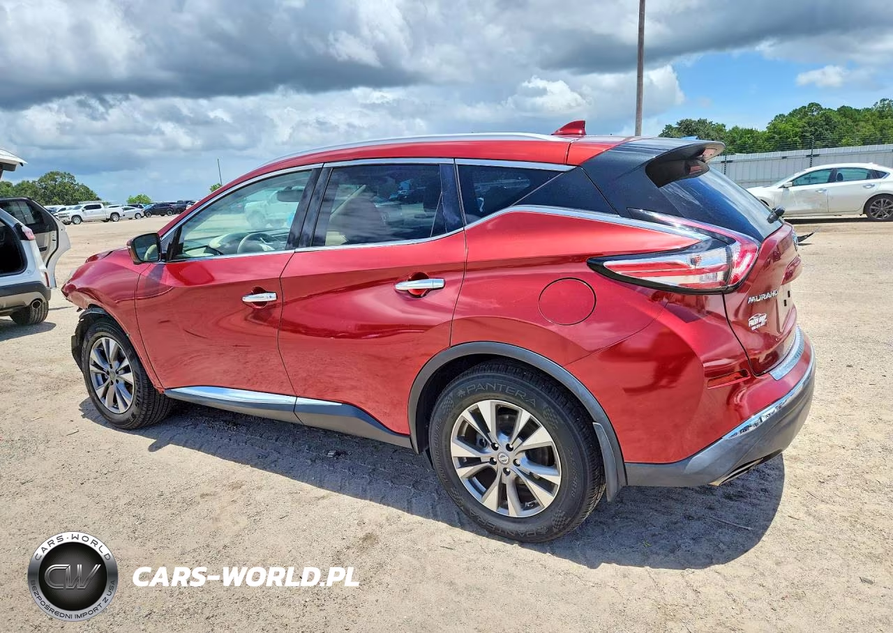 2017 Nissan Murano Sl VIN:5N1AZ2MG9HN147344 - 2