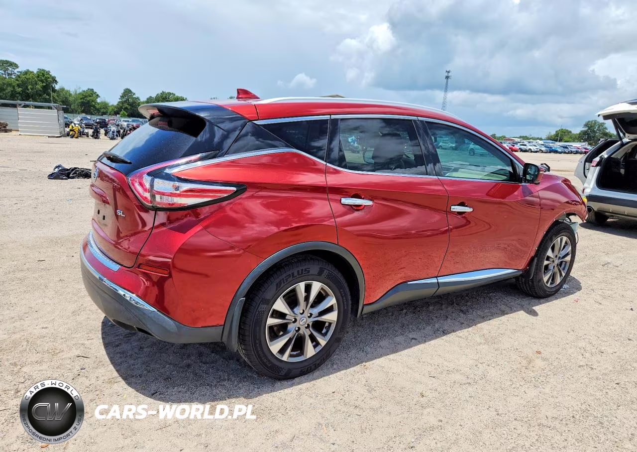 2017 Nissan Murano Sl VIN:5N1AZ2MG9HN147344 - 3