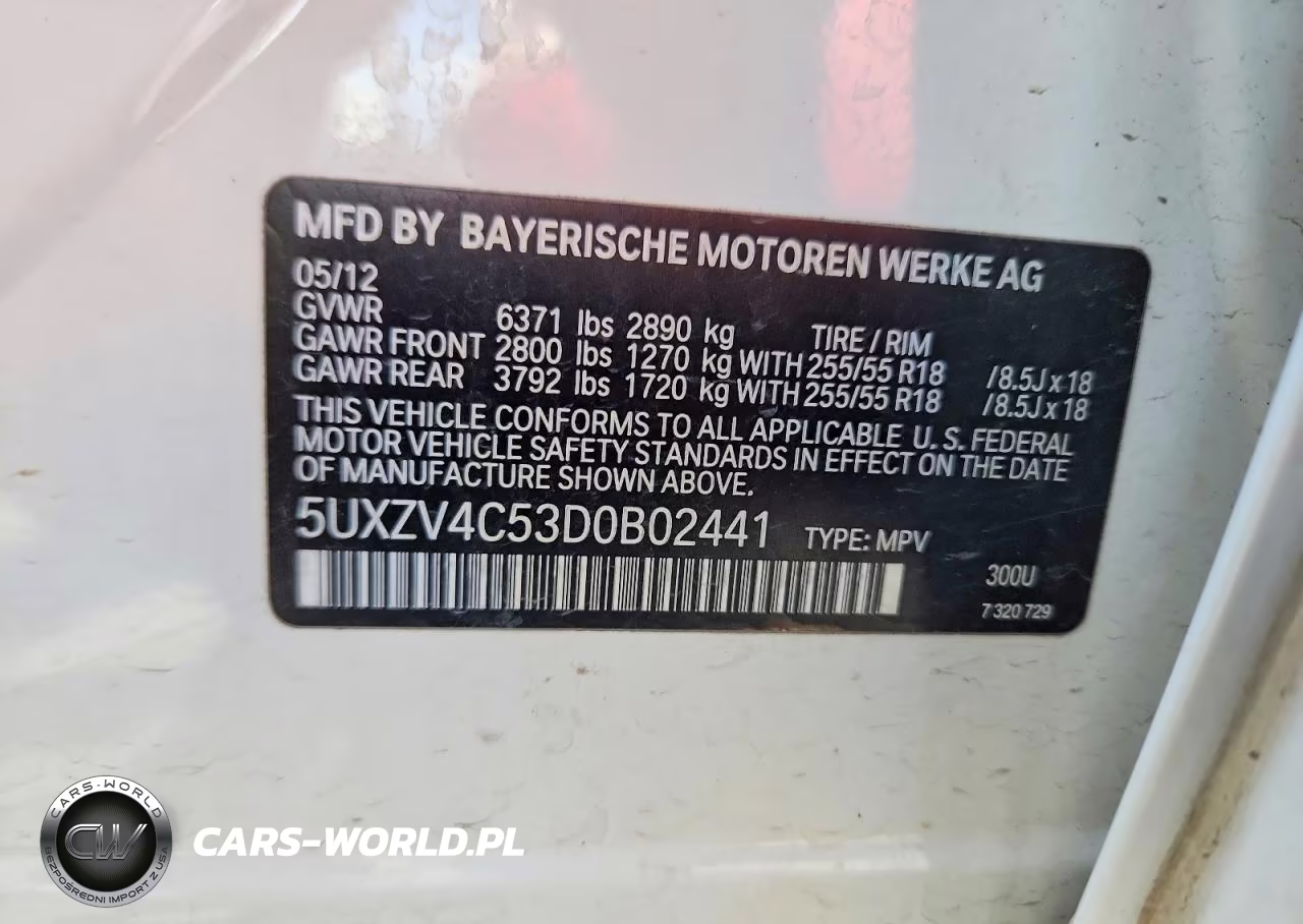 2013 BMW X5 xDrive35I VIN:5UXZV4C53D0B02441 - 13