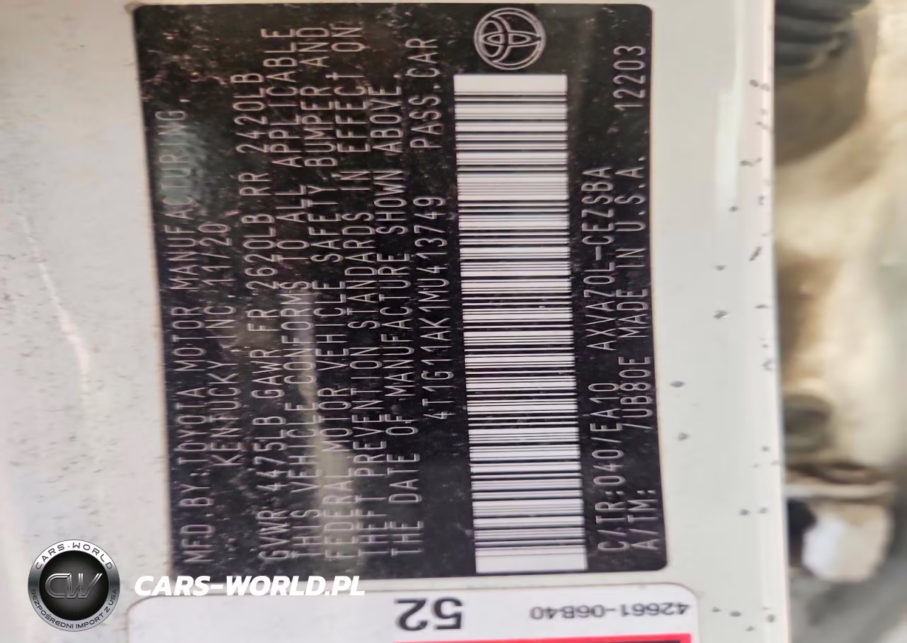 2021 Toyota Camry Se VIN:4T1G11AK1MU413749 - 12
