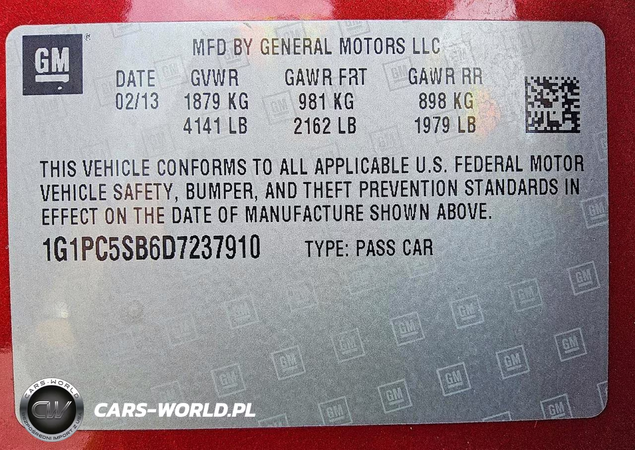 2013 Chevrolet Cruze Lt VIN:1G1PC5SB6D7237910 - 12