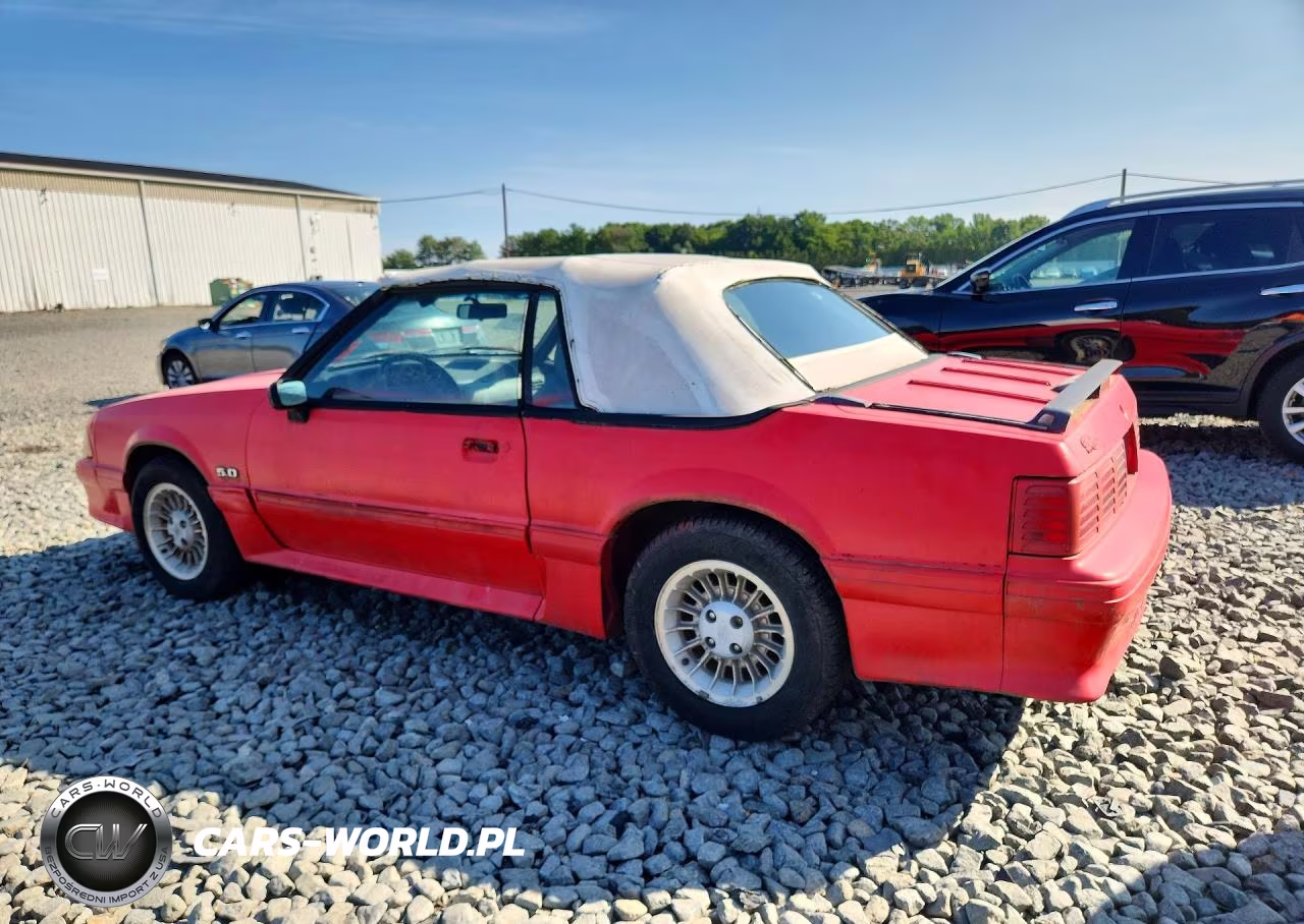 1988 Ford Mustang Gt VIN:1FABP45E9JF244332 - 2