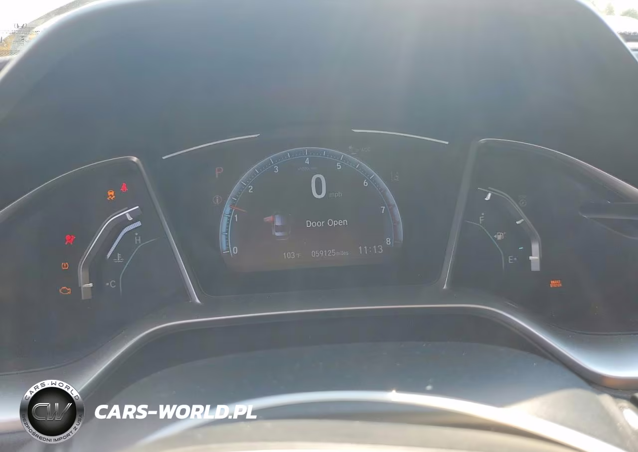 2020 Honda Civic Ex VIN:19XFC1F39LE219639 - 9