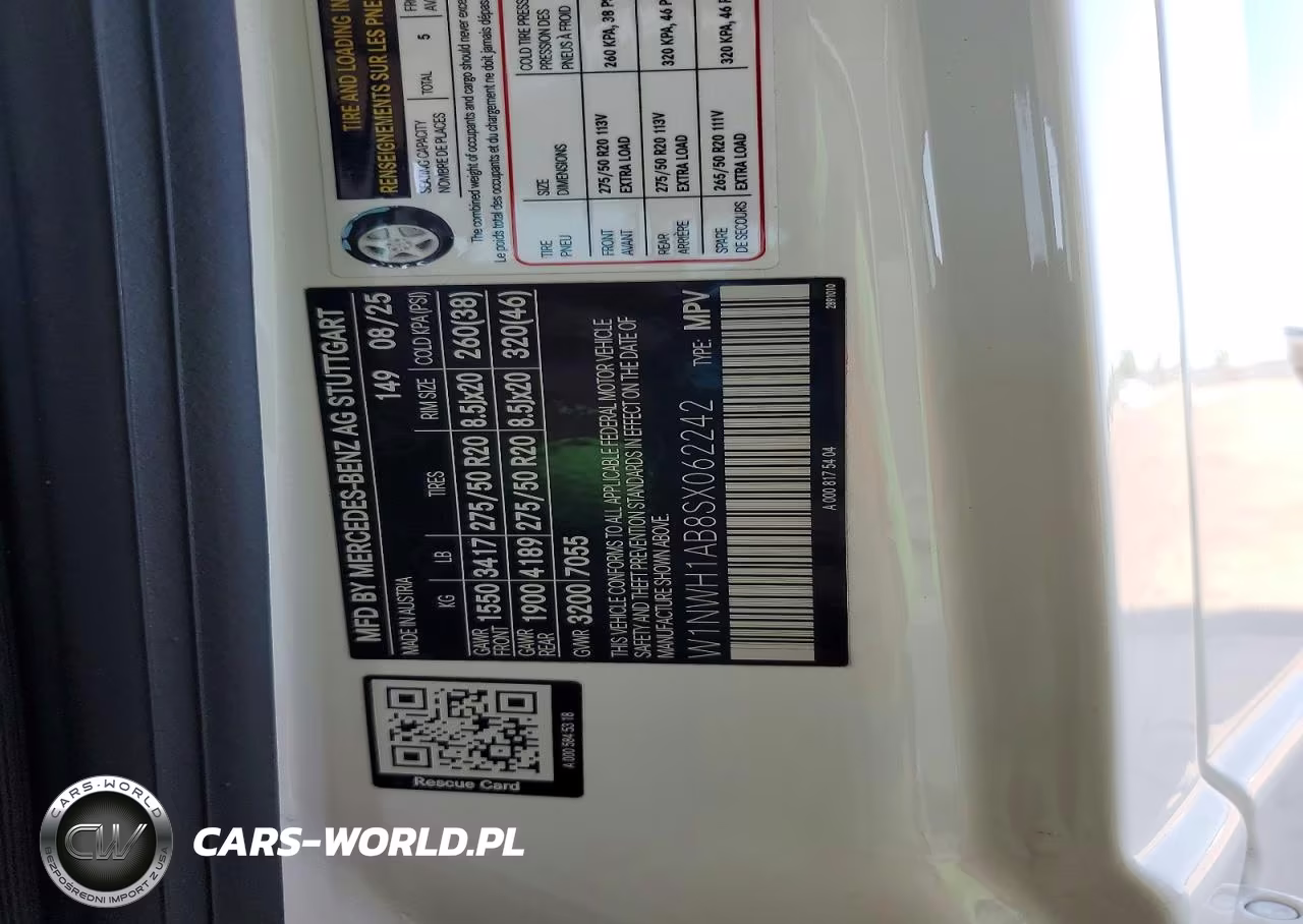 2025 Mercedes-Benz G 550 VIN:W1NWH1AB8SX062242 - 14