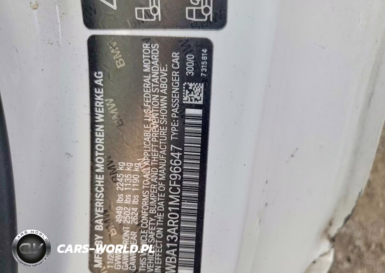 2021 BMW M440Xi VIN:WBA13AR01MCF96647 - 12
