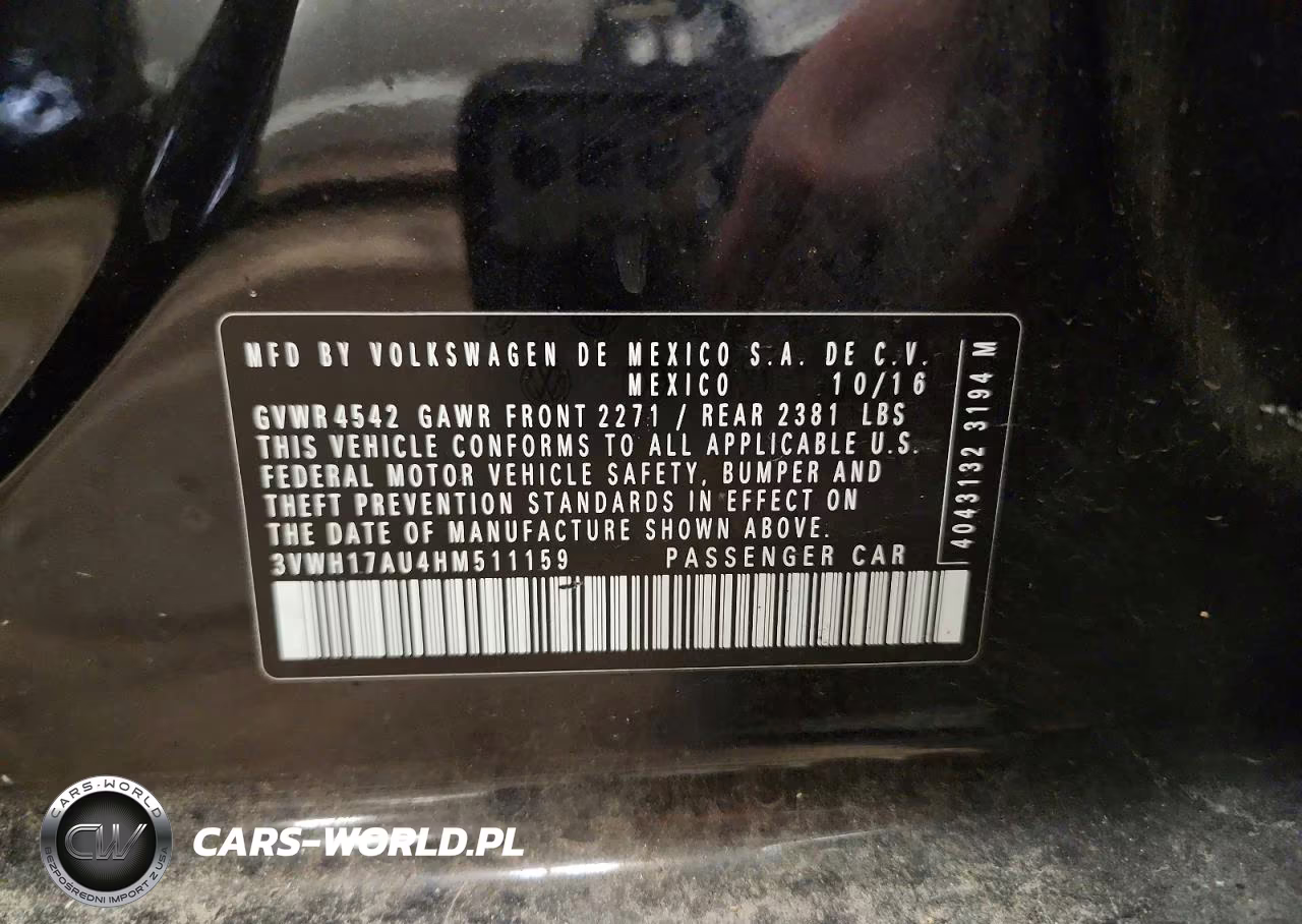 2017 Volkswagen Golf Alltrack S VIN:3VWH17AU4HM511159 - 13