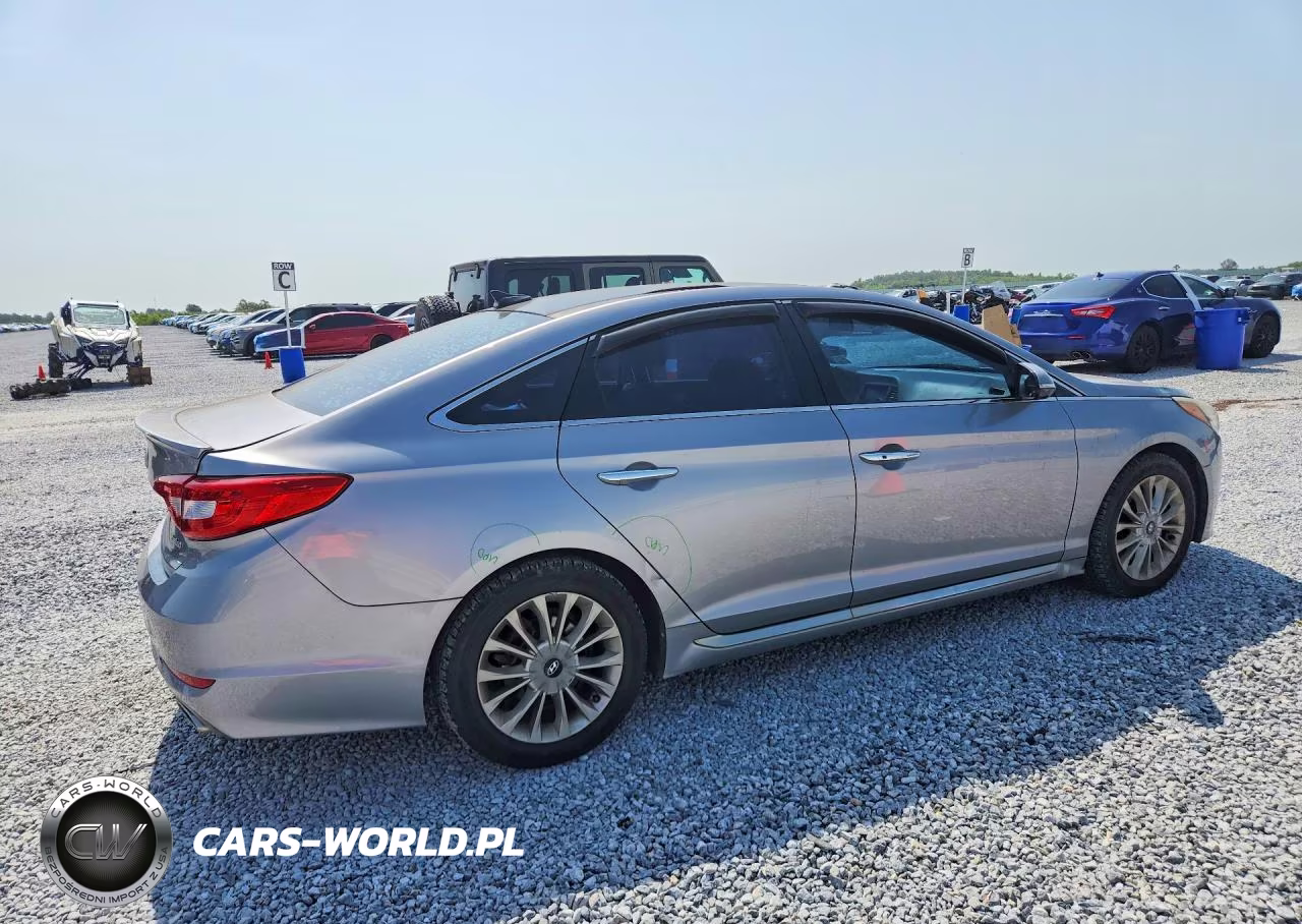 2015 Hyun Sonata VIN:5NPE34AF7FH230430 - 3