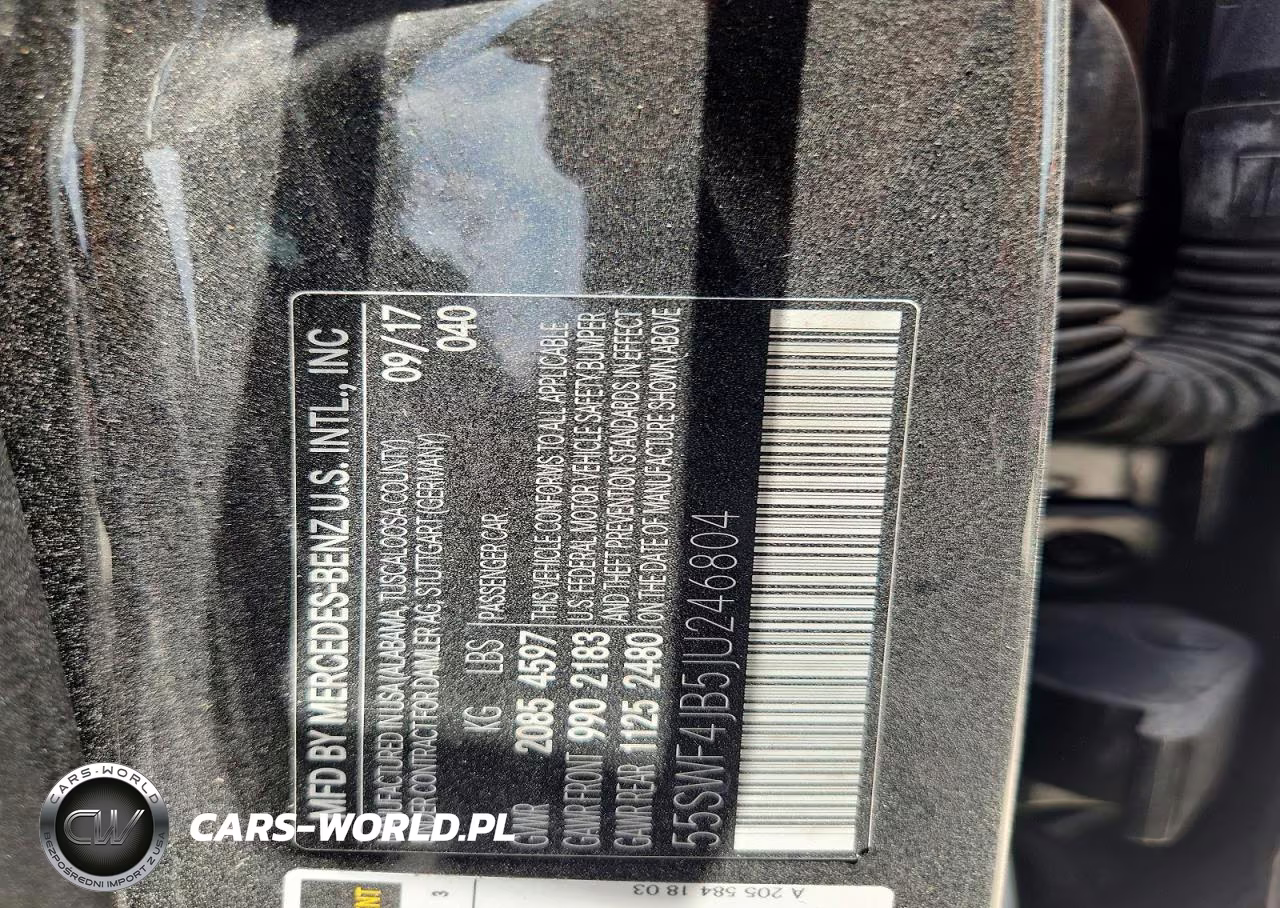 2018 Mercedes-Benz C 300 VIN:55SWF4JB5JU246804 - 12