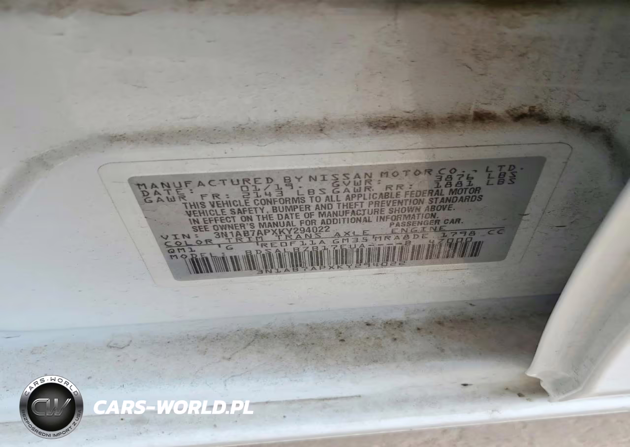 2019 Nissan Sentra S VIN:3N1AB7APXKY294022 - 13