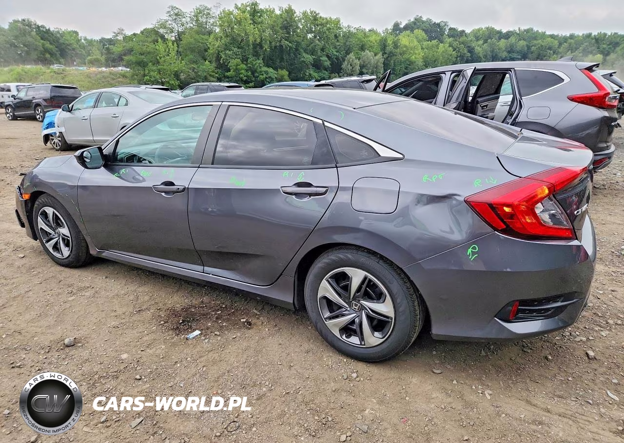 2019 Honda Civic Lx VIN:2HGFC2F60KH605712 - 2
