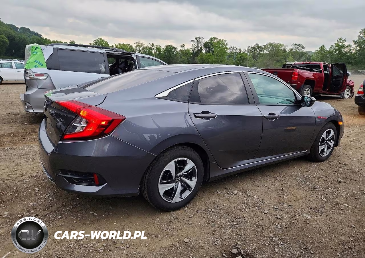 2019 Honda Civic Lx VIN:2HGFC2F60KH605712 - 3