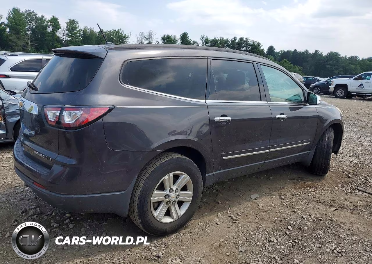 2013 Chevrolet Traverse Lt VIN:1GNKRGKD1DJ174156 - 3