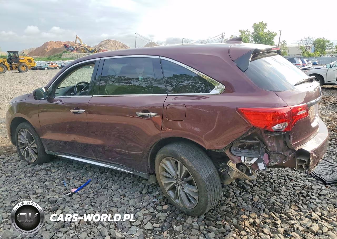 2017 Acura Mdx Technology VIN:5FRYD4H50HB011669 - 2