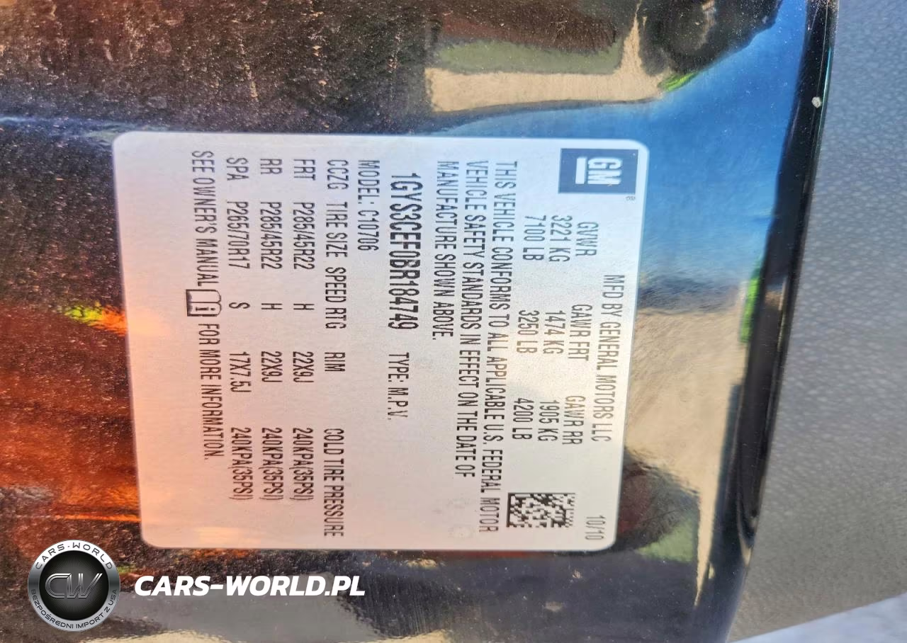 2011 Cadillac Escalade Premium VIN:1GYS3CEF0BR184749 - 13