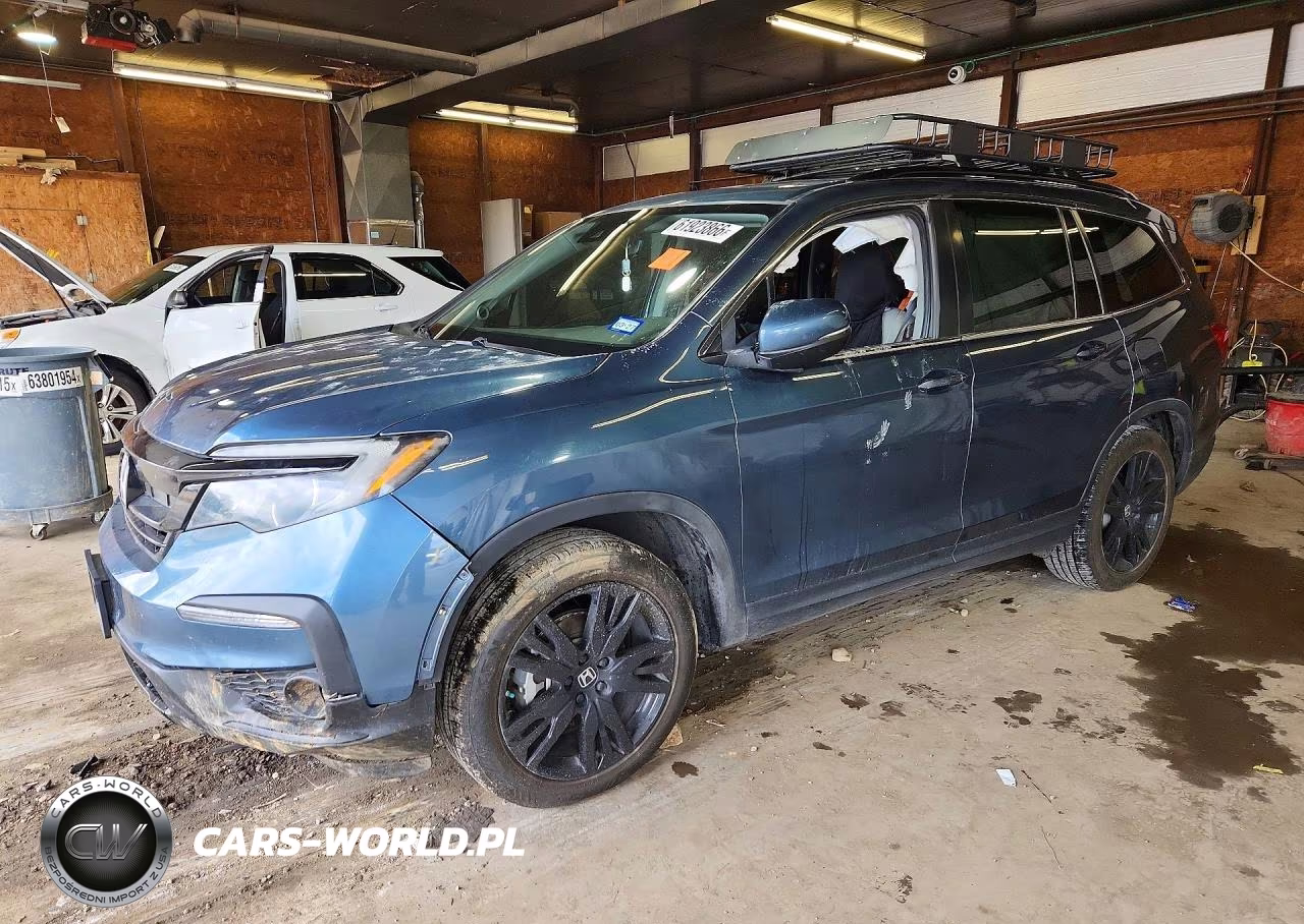 2021 Honda Pilot Se VIN:5FNYF5H20MB001466 - 1