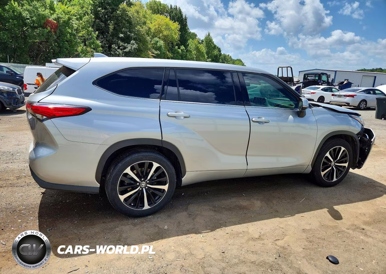 2021 Toyota Highlander Le VIN:5TDZZRAH9MS078947 - 3