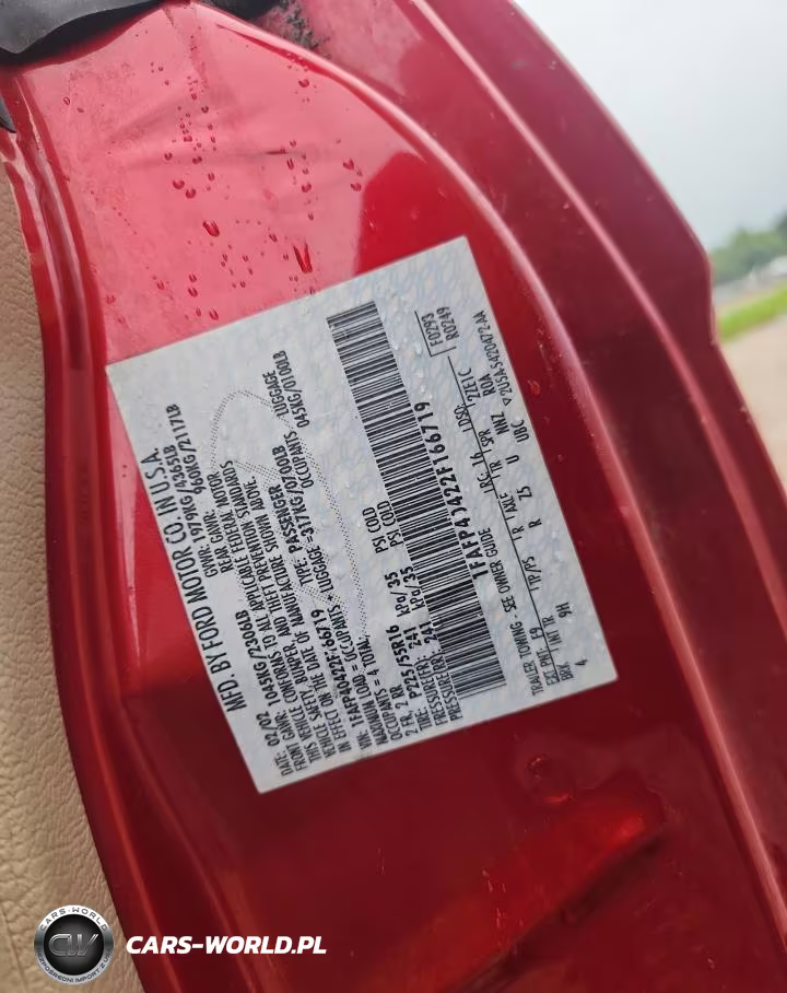 2002 Ford Mustang VIN:1FAFP40422F166719 - 12