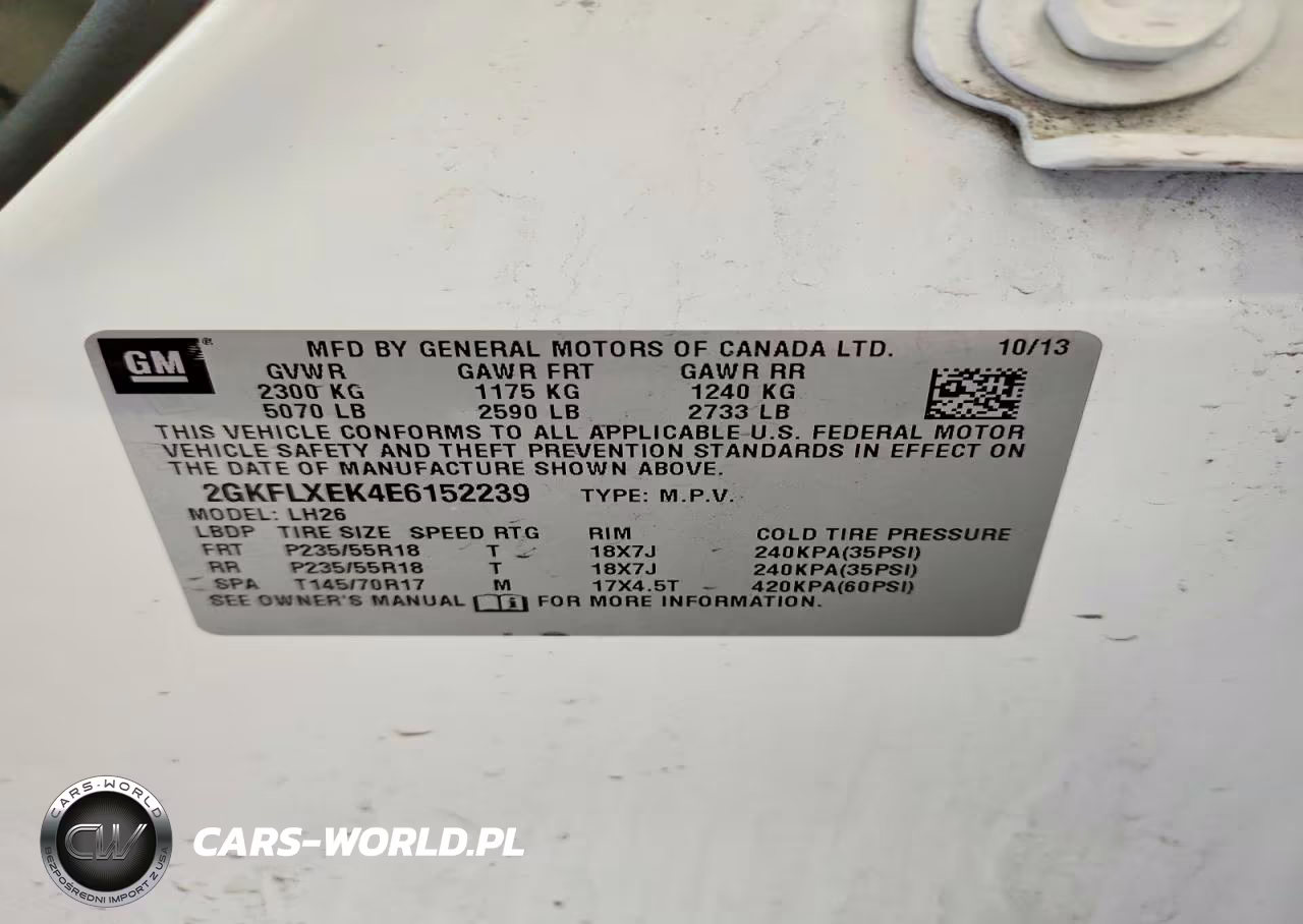 2014 GMC Terrain Slt VIN:2GKFLXEK4E6152239 - 13