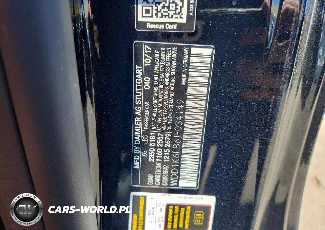2018 Mercedes-Benz E 400 VIN:WDD1K6FB6JF034149 - 12