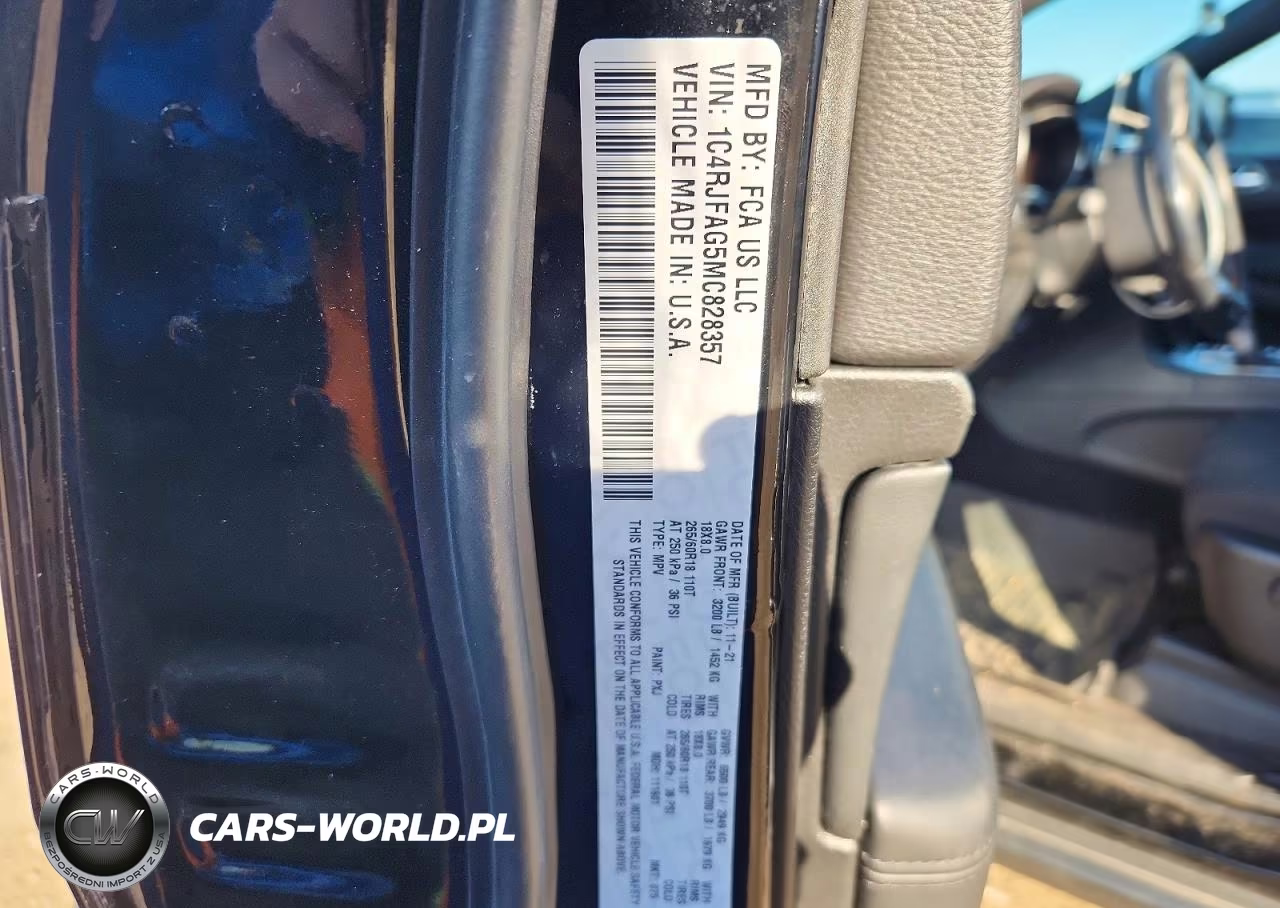 2021 Jeep Grand Cherokee Laredo VIN:1C4RJFAG5MC828357 - 13