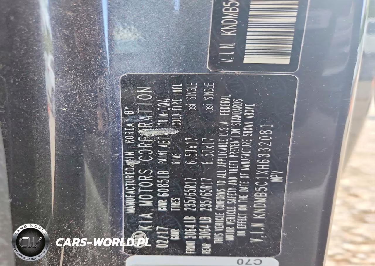 2017 Kia Sedona Lx VIN:KNDMB5C1XH6332081 - 13