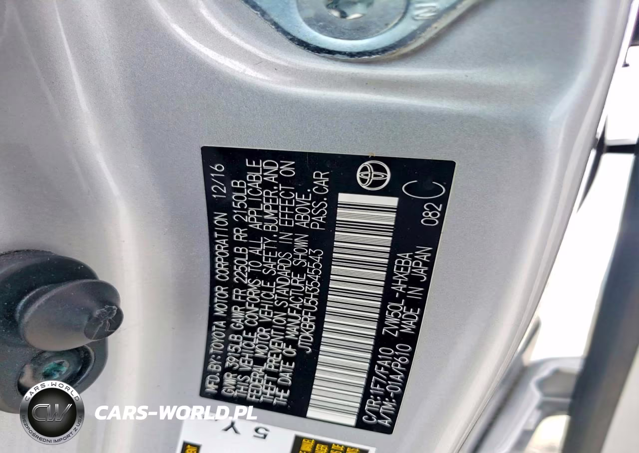 2017 Toyota Prius Two VIN:JTDKBRFU5H3545543 - 14