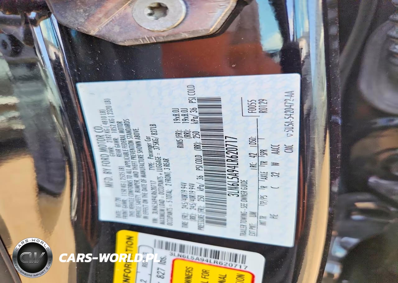 2020 Lincoln Mkz VIN:3LN6L5A94LR620717 - 12