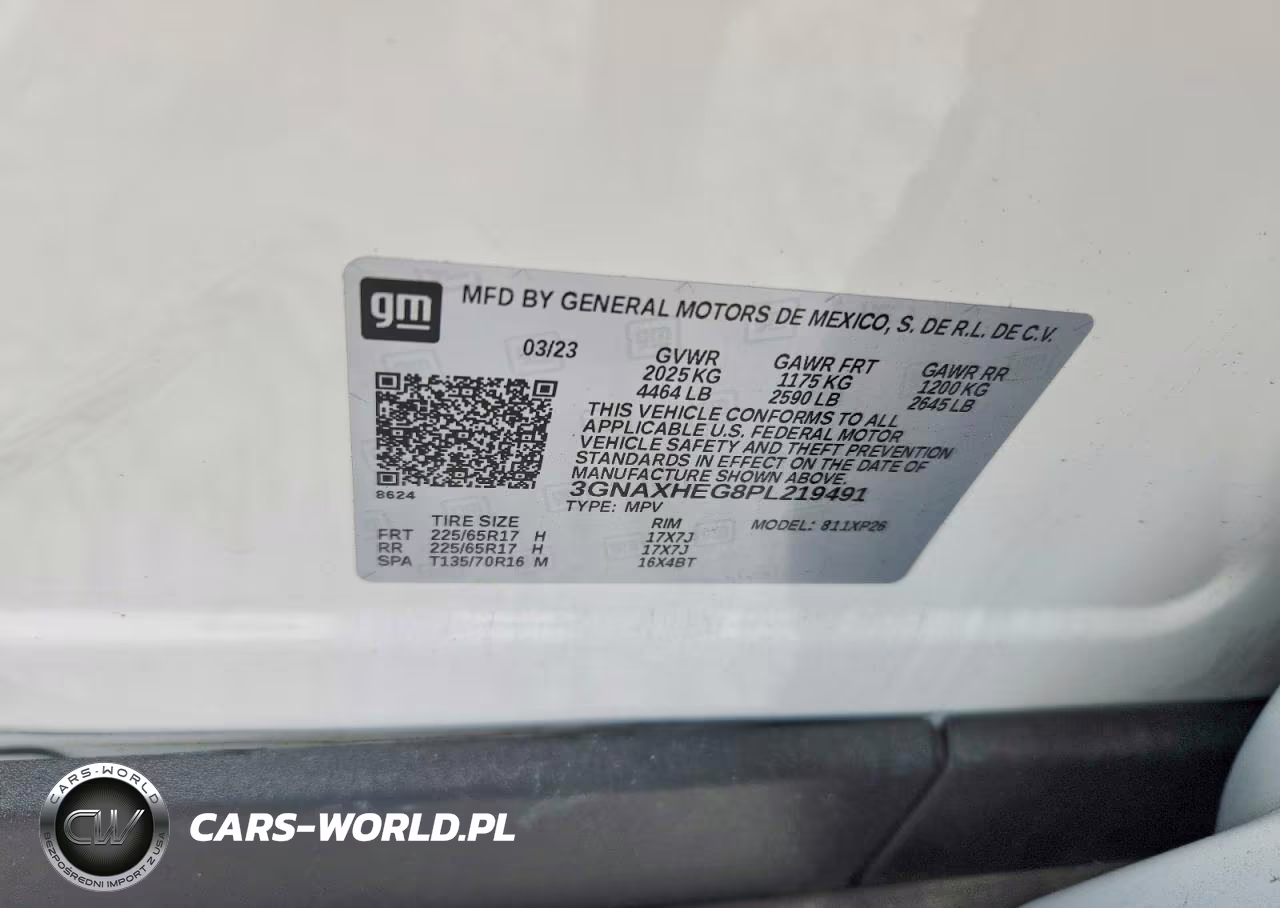2023 Chevrolet Equinox Ls VIN:3GNAXHEG8PL219491 - 13